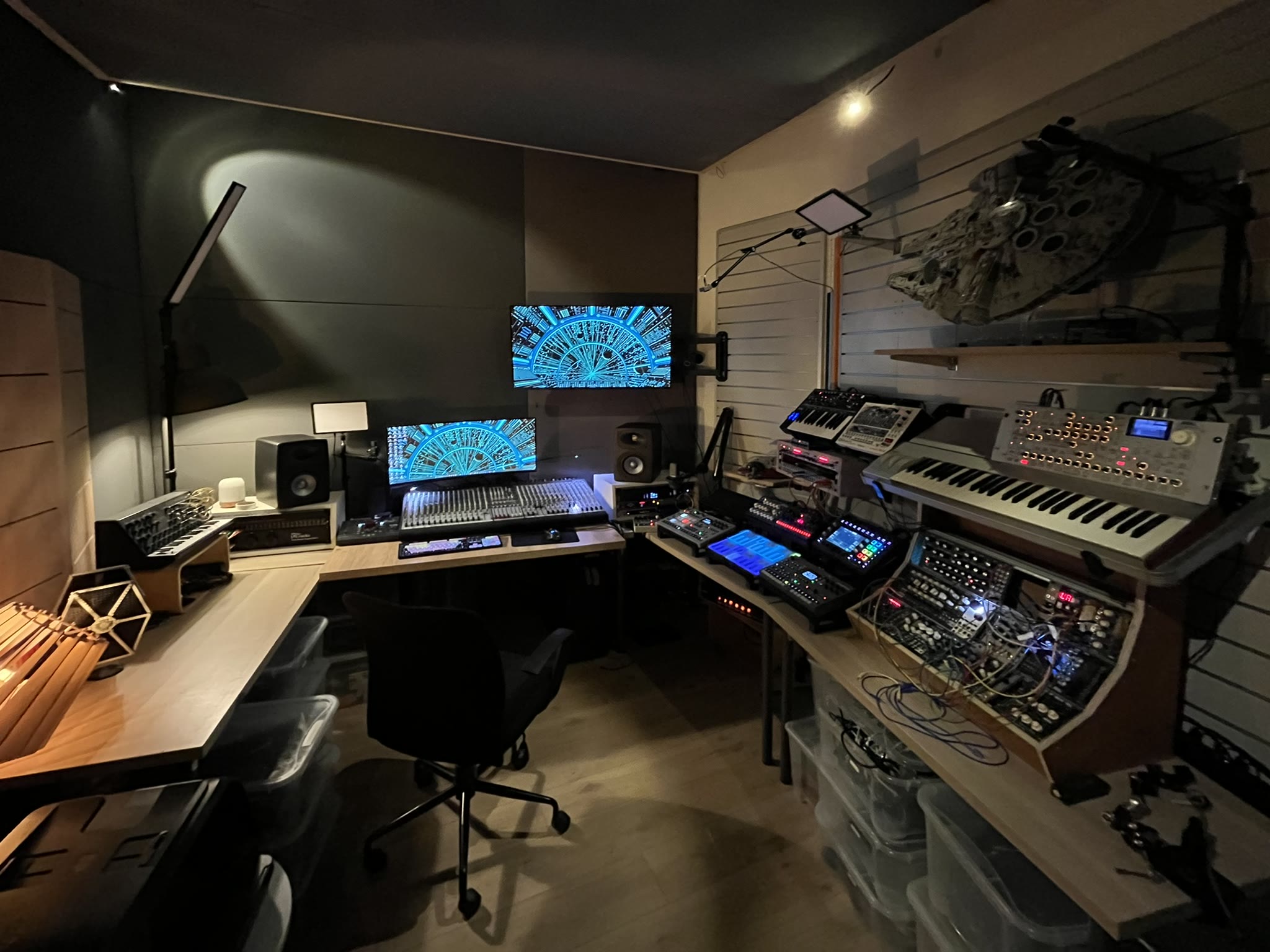 Le studio de production