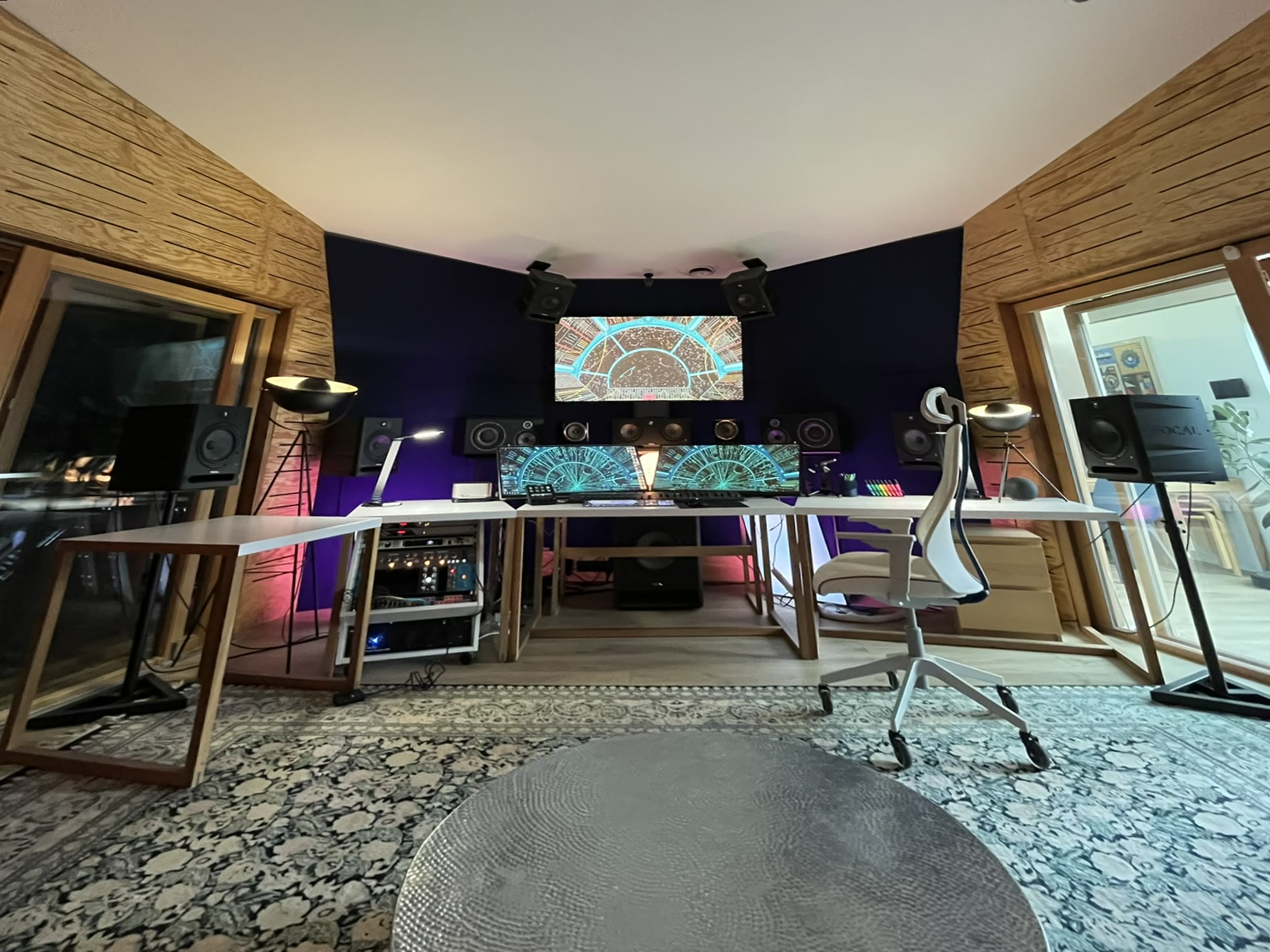 La régie principale du Space Drive Studio
